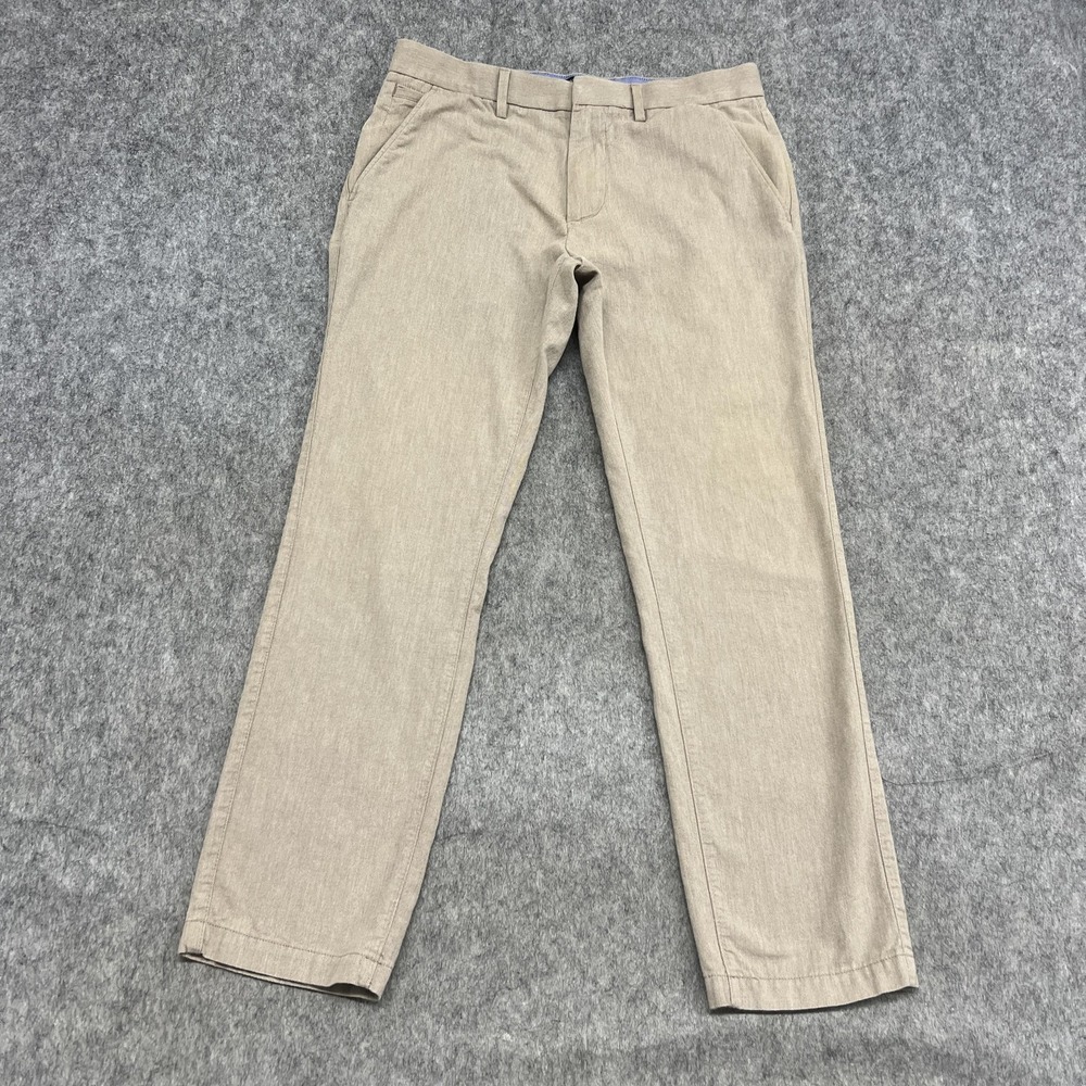 Banana Republic Pants Mens 30x30 Beige Kentfield Chino Cotton Straight FITS32x28